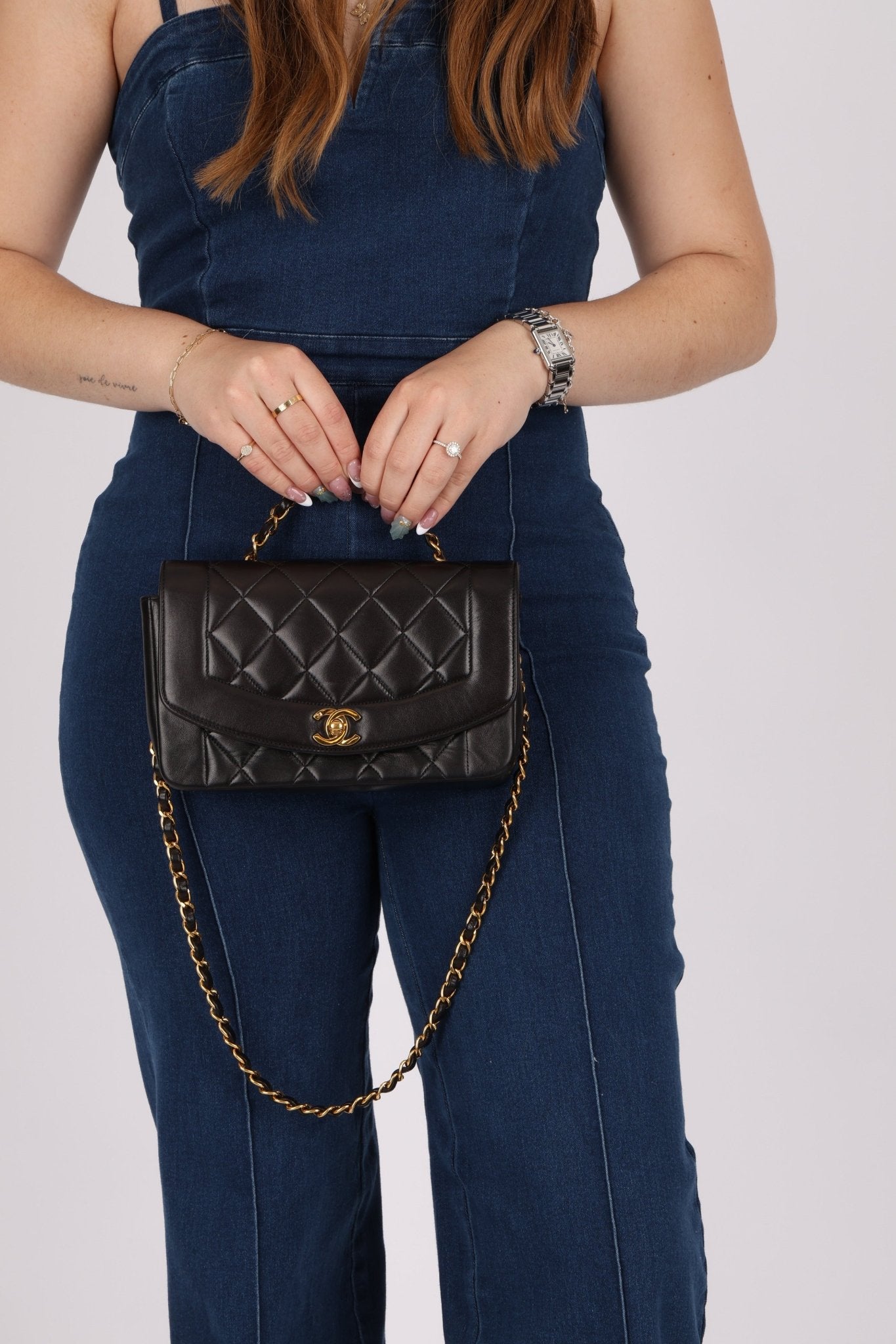 Chanel 1994 Lambskin Small Diana - FashioNica