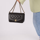 Chanel 1994 Lambskin Small Diana - FashioNica