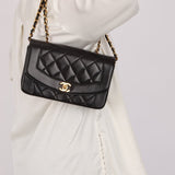 Chanel 1994 Lambskin Small Diana - FashioNica