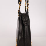 Chanel 1994 Lambskin Triple CC Shoulder Bag 24K GP - FashioNica