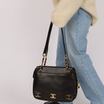 Chanel 1994 Lambskin Triple CC Shoulder Bag 24K GP - FashioNica