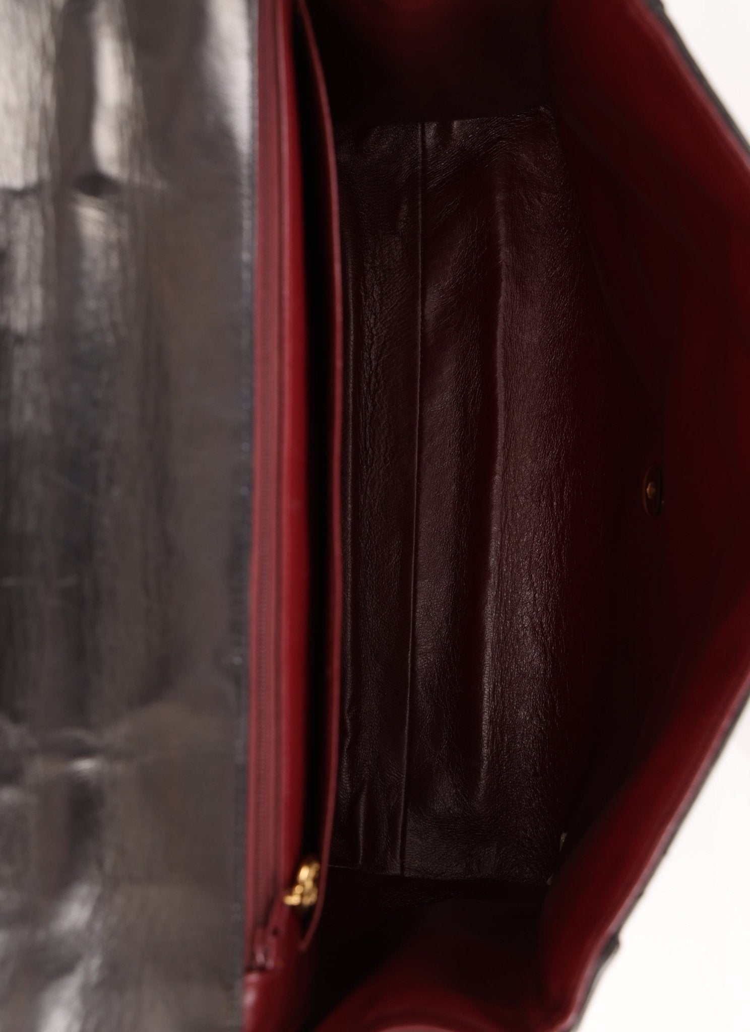 Chanel 1994 Lambskin Turnlock Top Handle Kelly - FashioNica