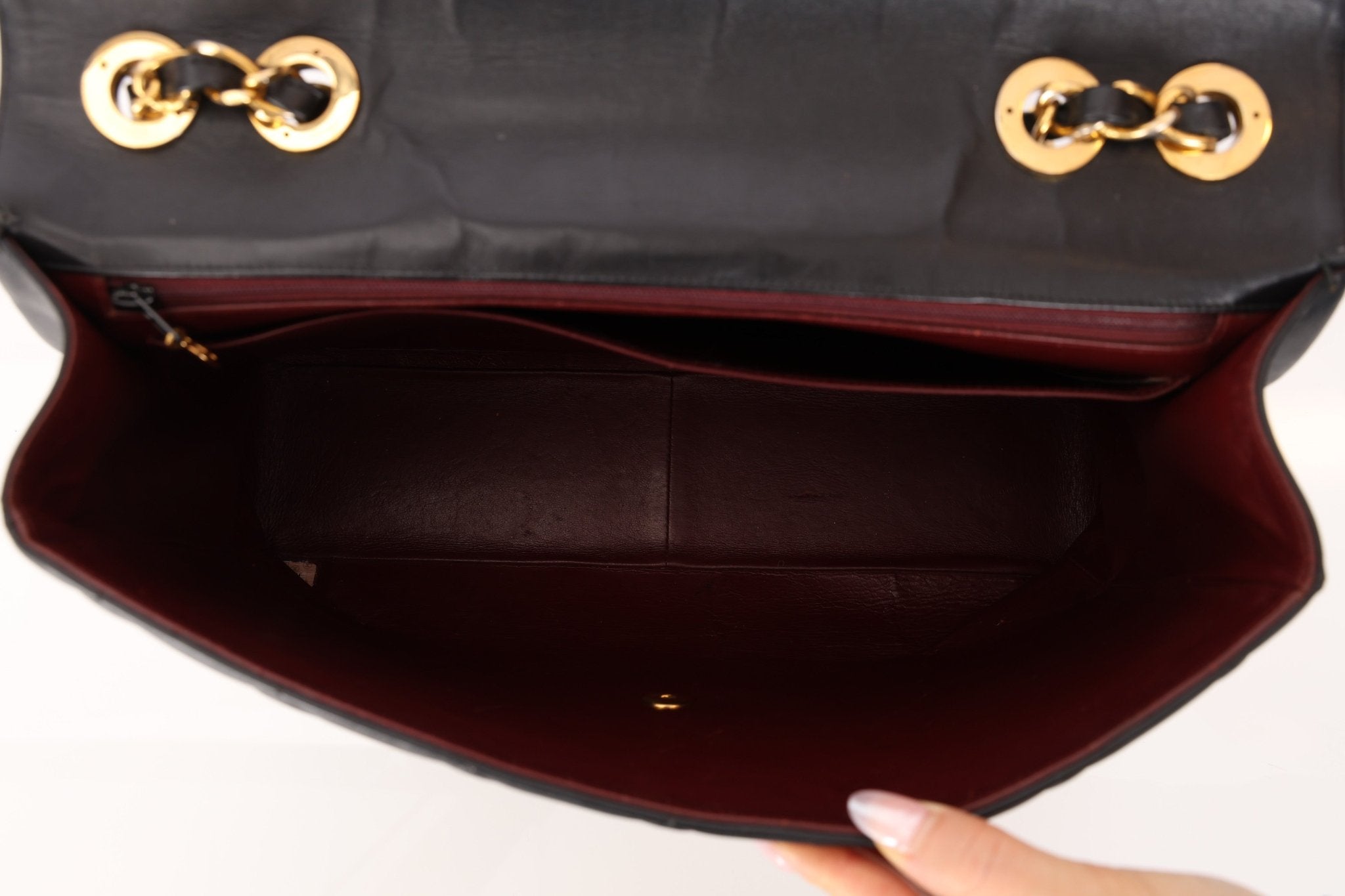 Chanel 1994 Maxi CC Timeless Turnlock Flap Bag 24K GP - FashioNica