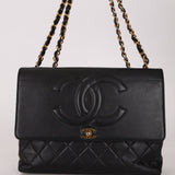 Chanel 1994 Maxi CC Timeless Turnlock Flap Bag 24K GP - FashioNica