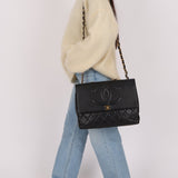 Chanel 1994 Maxi CC Timeless Turnlock Flap Bag 24K GP - FashioNica