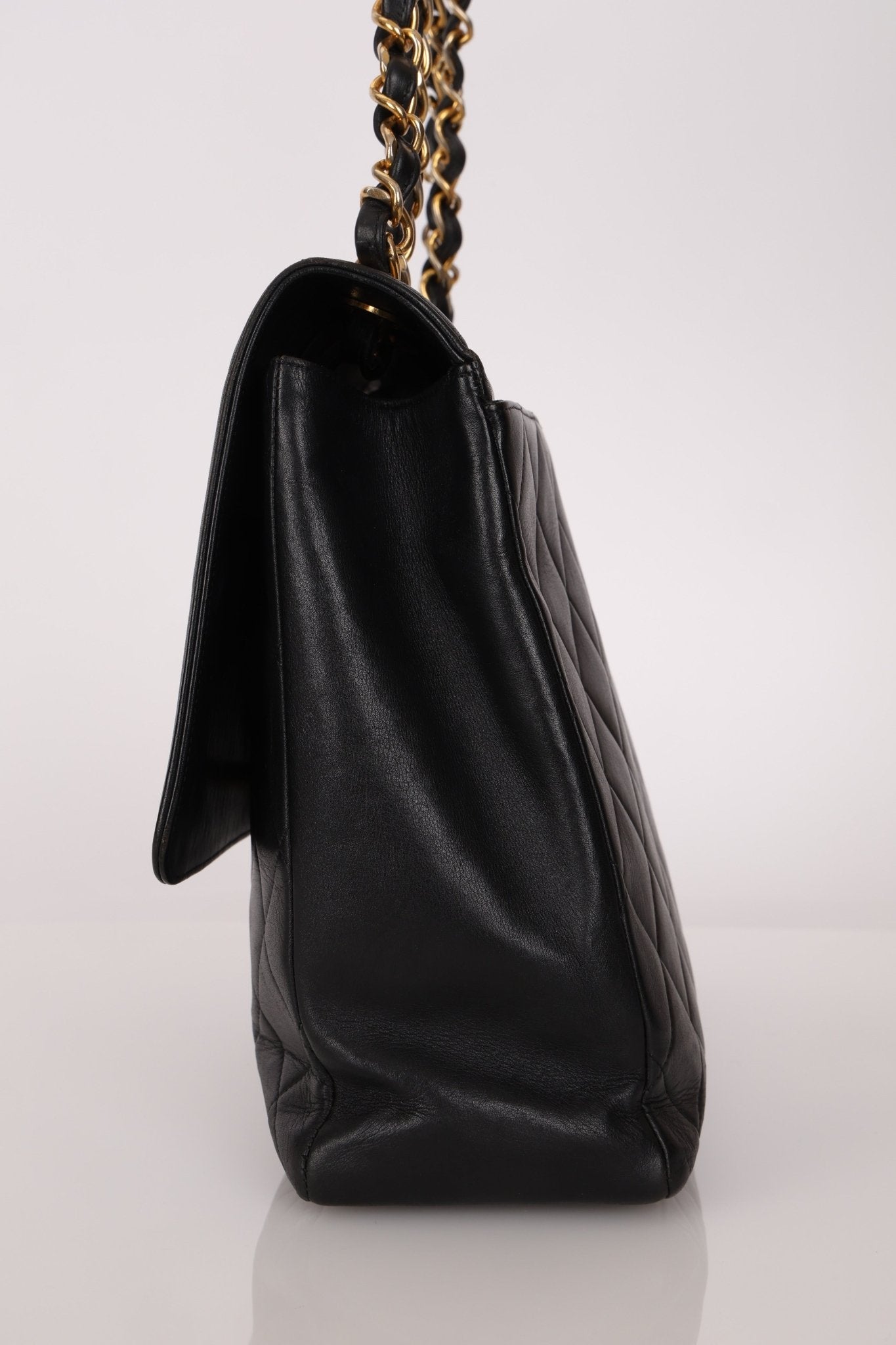 Chanel 1994 Maxi CC Timeless Turnlock Flap Bag 24K GP - FashioNica