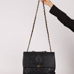 Chanel 1994 Maxi CC Timeless Turnlock Flap Bag 24K GP - FashioNica