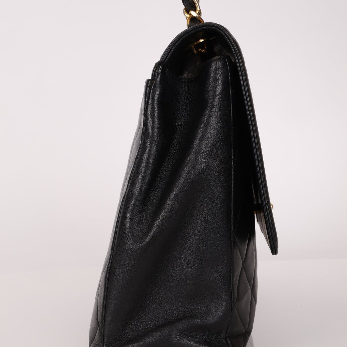 Chanel 1994 Maxi CC Timeless Turnlock Flap Bag 24K GP - FashioNica