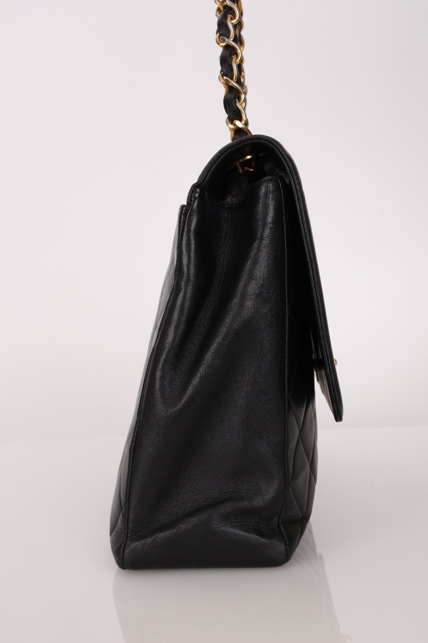 Chanel 1994 Maxi CC Timeless Turnlock Flap Bag 24K GP - FashioNica