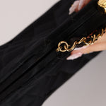 Chanel 1994 Satin Kisslock 24K GP Chain Mini Crossbody - FashioNica