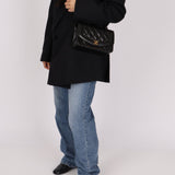 Chanel 1994 Small Black Diana 24K GP - FashioNica