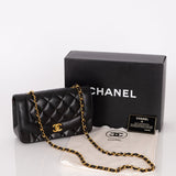 Chanel 1994 Small Black Diana 24K GP - FashioNica