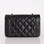 Chanel 1994 Small Black Diana 24K GP - FashioNica