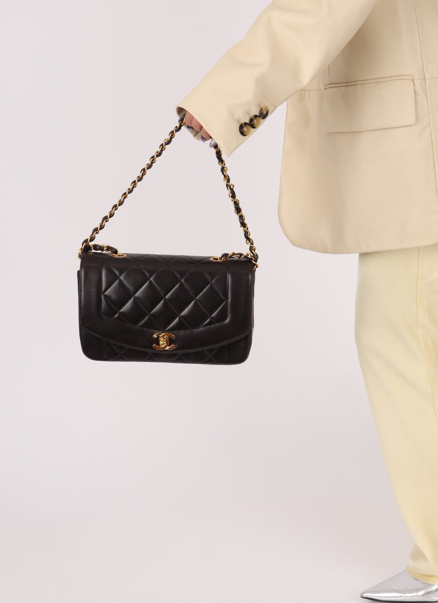 Chanel 1994 Small Lambskin Diana - FashioNica