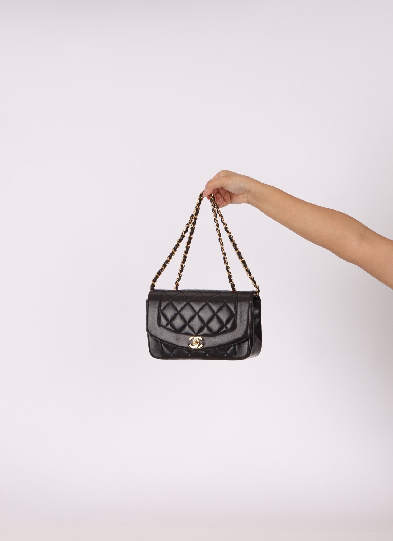 Chanel 1994 Small Lambskin Diana - FashioNica