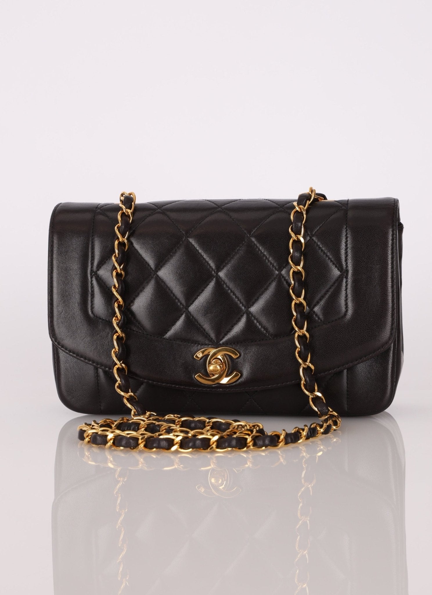 Chanel 1994 Small Lambskin Diana - FashioNica