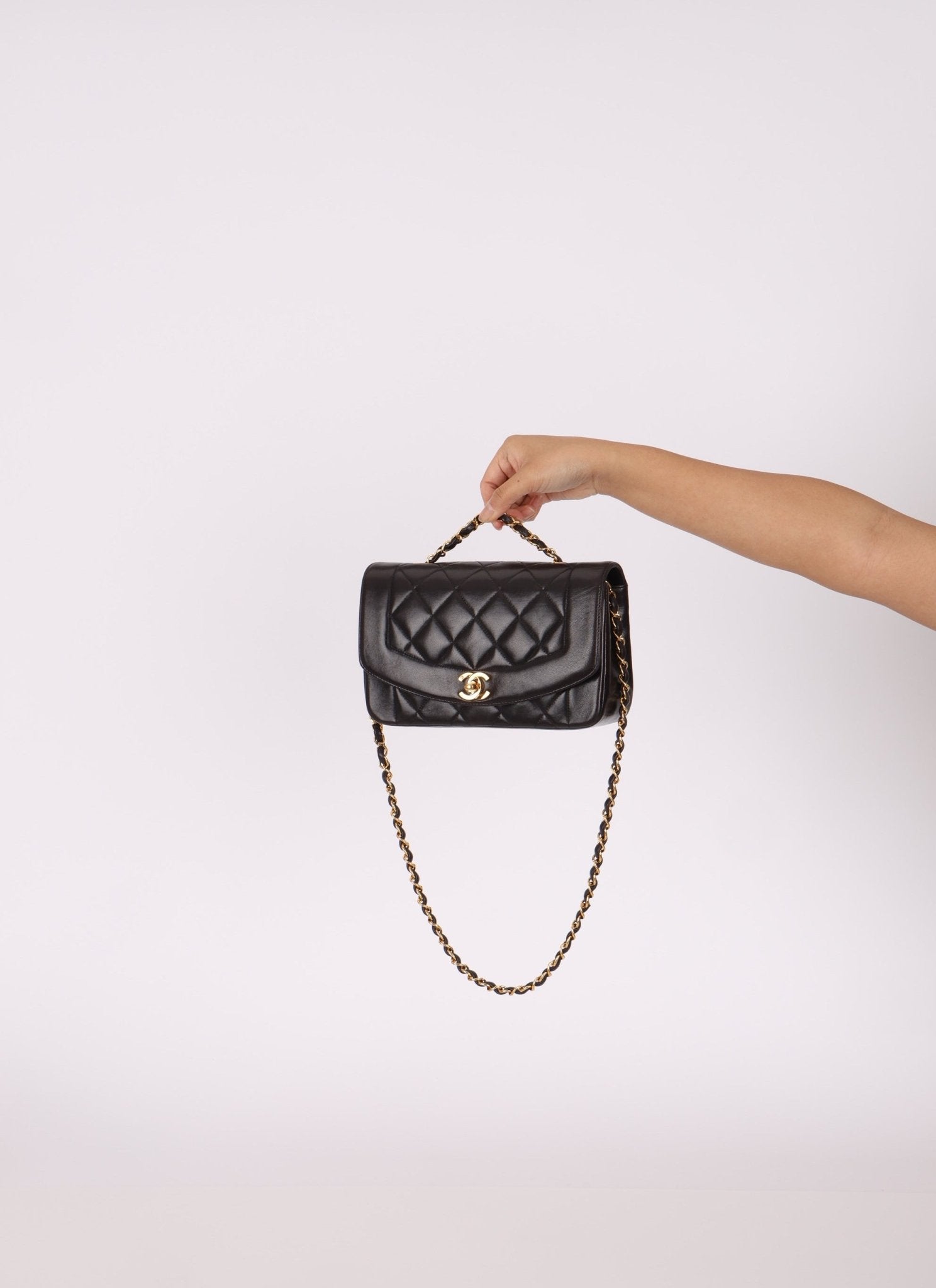 Chanel 1994 Small Lambskin Diana - FashioNica