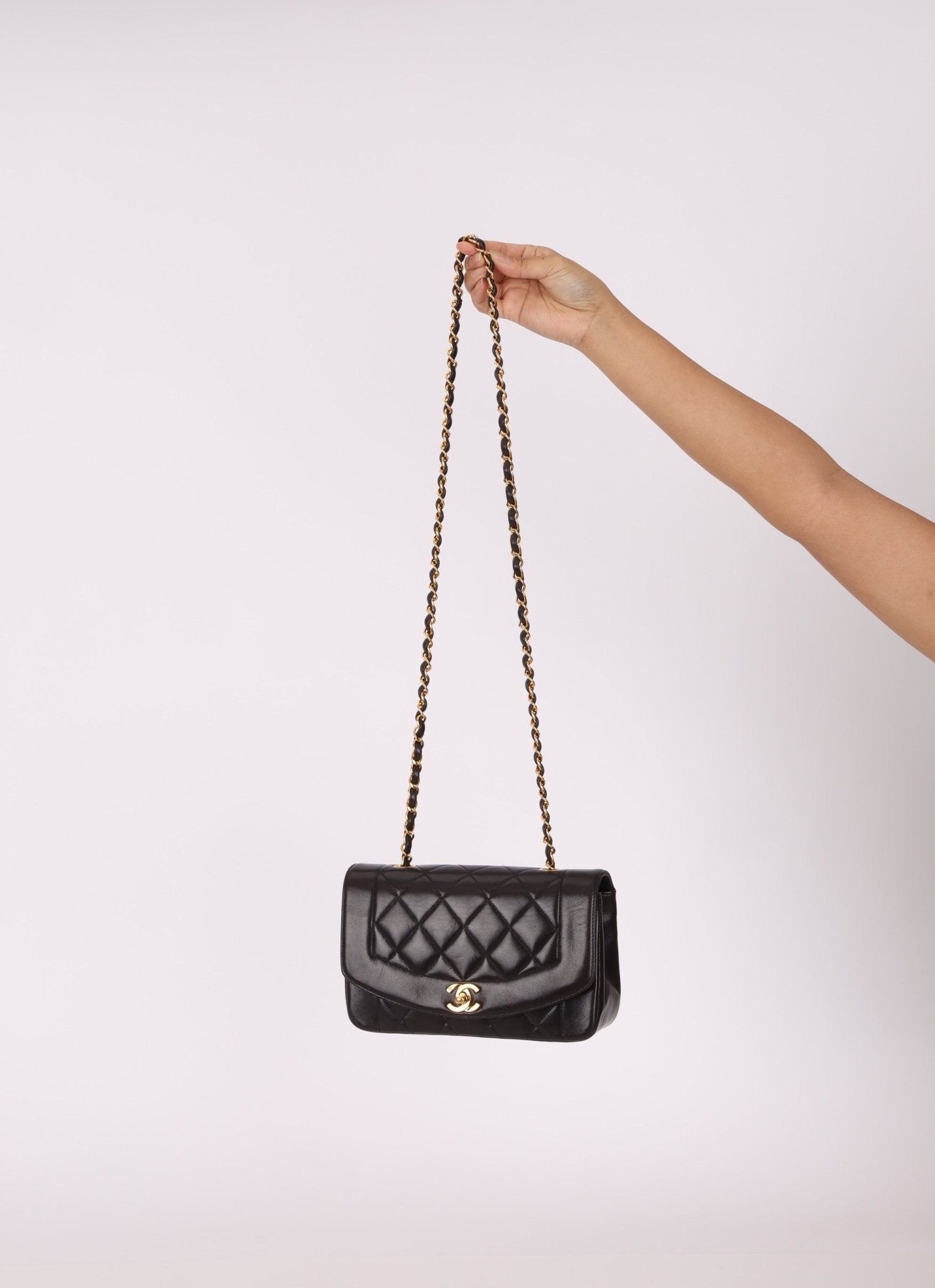 Chanel 1994 Small Lambskin Diana - FashioNica