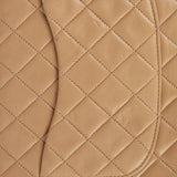 Chanel 1994 Taupe Lambskin Medium Double Flap 24K GP - FashioNica