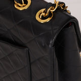 Chanel 1994 XL Logo Lambskin Jumbo Single Flap - FashioNica