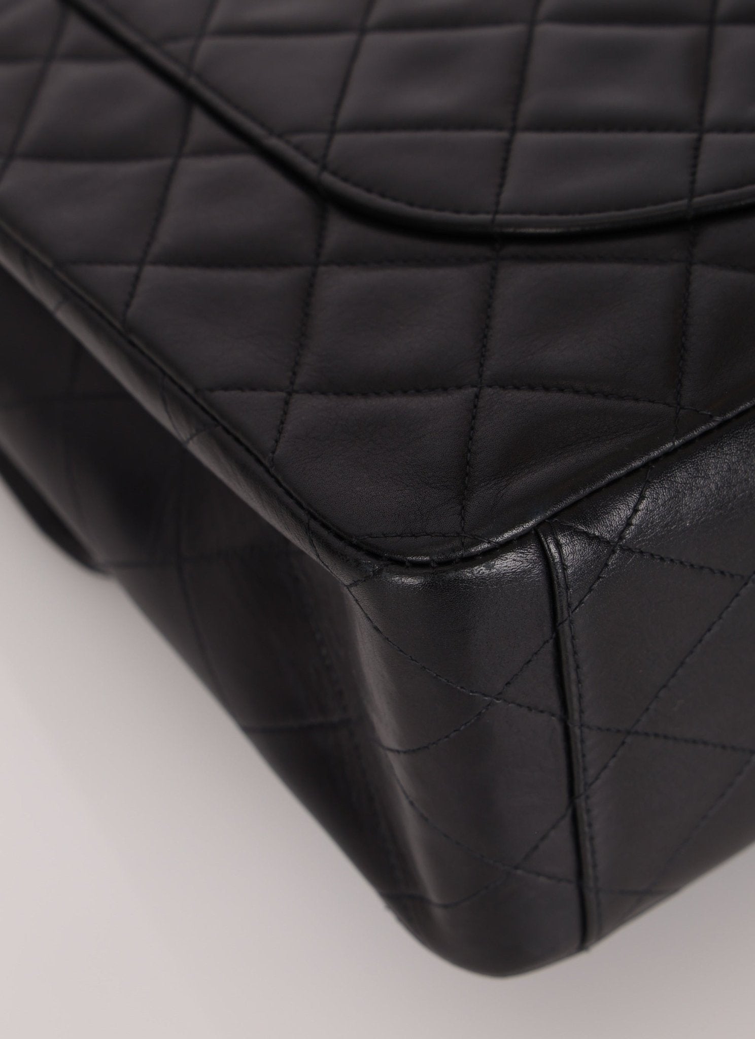 Chanel 1994 XL Logo Lambskin Jumbo Single Flap - FashioNica