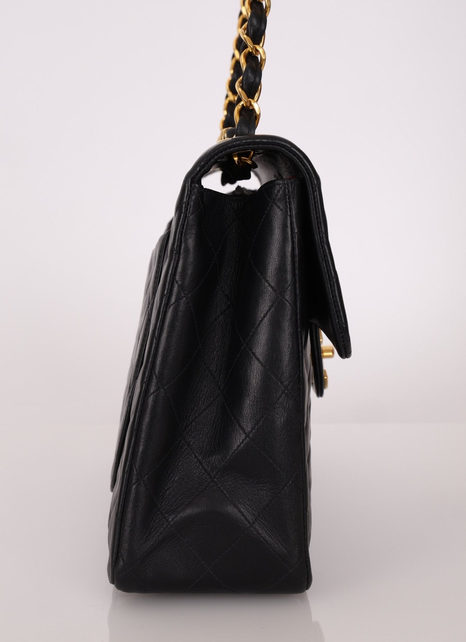 Chanel 1994 XL Logo Lambskin Jumbo Single Flap - FashioNica