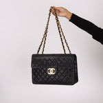 Chanel 1994 XL Logo Lambskin Jumbo Single Flap - FashioNica