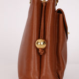 Chanel 1995 Chestnut Caviar Turnlock Pocket Tote 24K GP - FashioNica