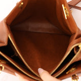Chanel 1995 Chestnut Caviar Turnlock Pocket Tote 24K GP - FashioNica