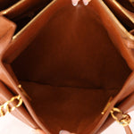 Chanel 1995 Chestnut Caviar Turnlock Pocket Tote 24K GP - FashioNica
