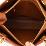Chanel 1995 Chestnut Caviar Turnlock Pocket Tote 24K GP - FashioNica