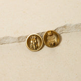 Chanel 1995 Dome Clip - On Earrings - FashioNica