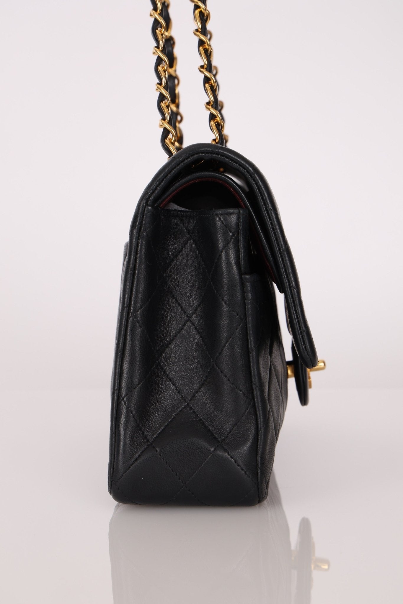 Chanel 1995 Lambskin Classic Medium Double Flap 24K GP - FashioNica