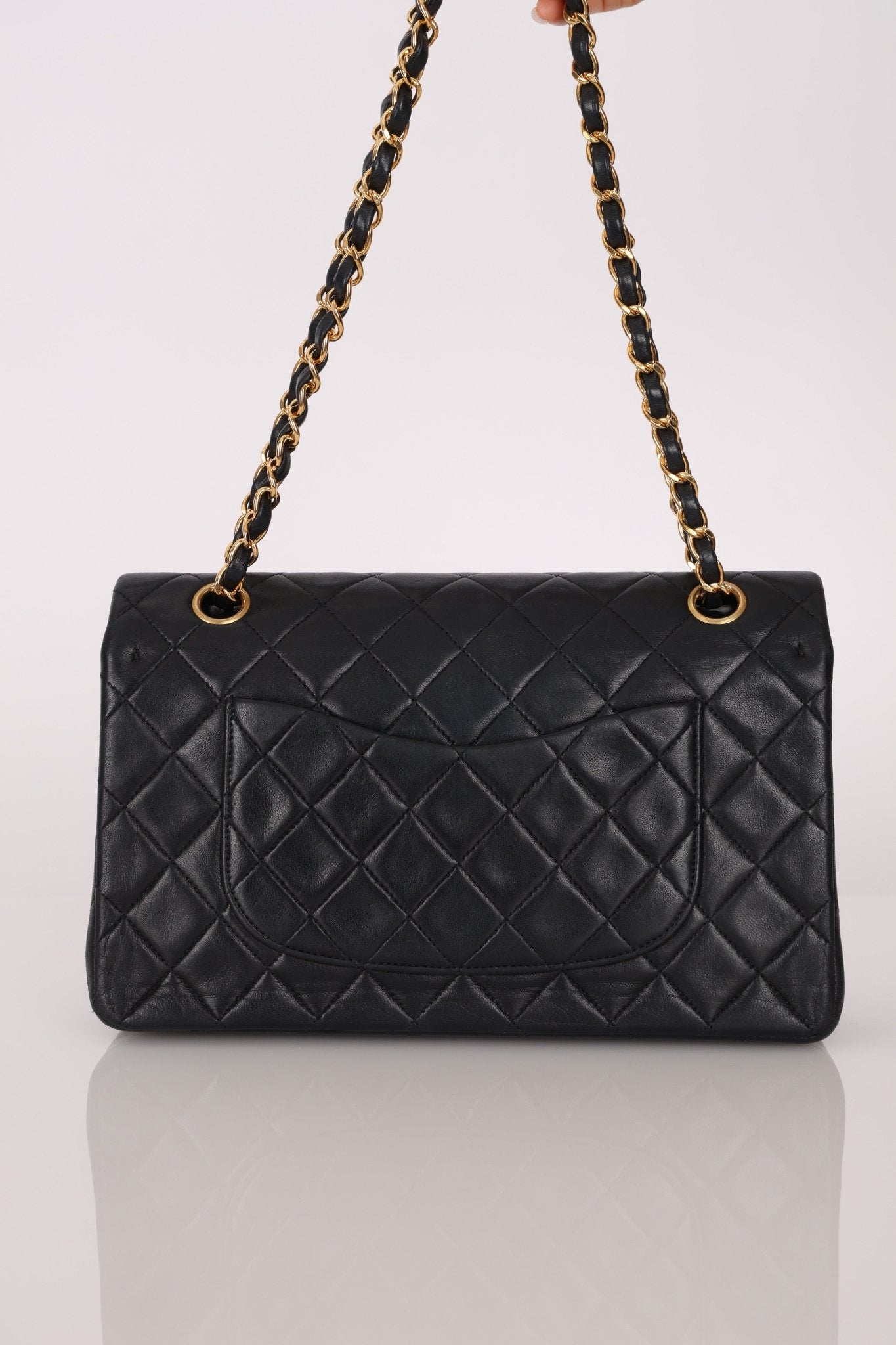 Chanel 1995 Lambskin Classic Medium Double Flap 24K GP - FashioNica