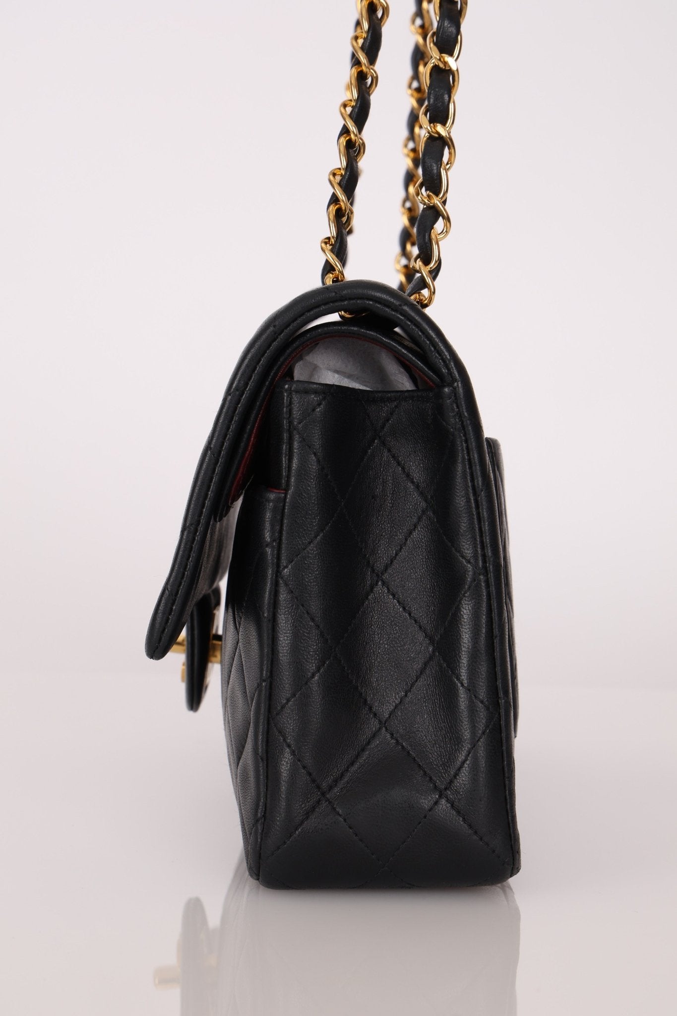 Chanel 1995 Lambskin Classic Medium Double Flap 24K GP - FashioNica