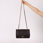 Chanel 1995 Lambskin Medium Diana Flap 24K GP - FashioNica