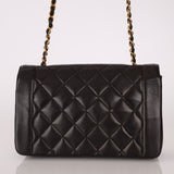 Chanel 1995 Lambskin Medium Diana Flap 24K GP - FashioNica