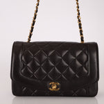 Chanel 1995 Lambskin Medium Diana Flap 24K GP - FashioNica
