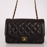 Chanel 1995 Lambskin Medium Diana Flap 24K GP - FashioNica