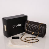 Chanel 1995 Lambskin Medium Diana Flap 24K GP - FashioNica