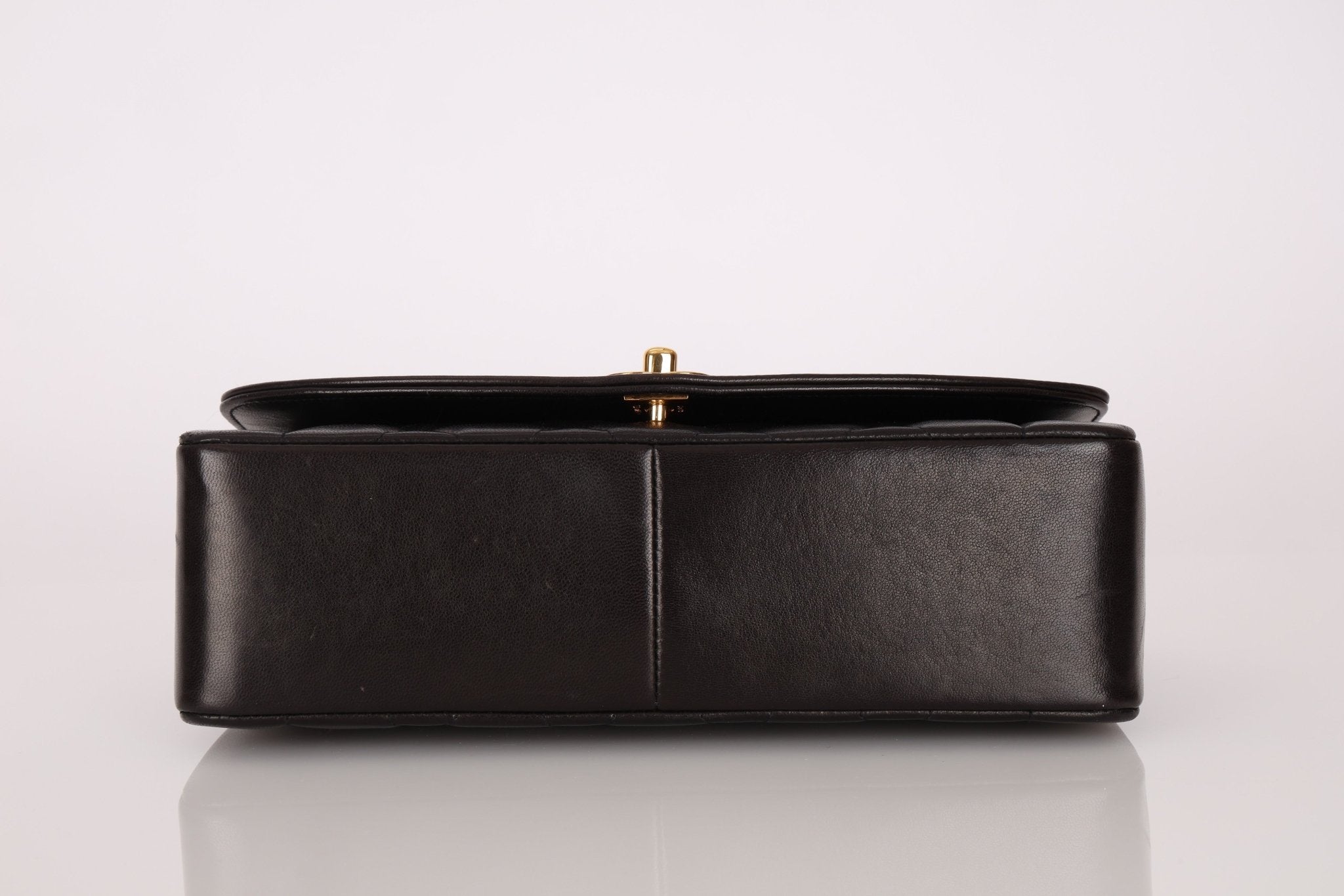 Chanel 1995 Lambskin Medium Diana Flap 24K GP - FashioNica