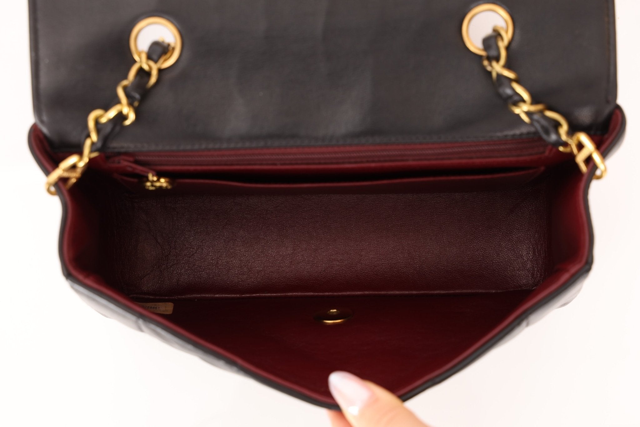 Chanel 1995 Lambskin Small Diana Flap 24K GP - FashioNica