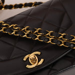 Chanel 1995 Lambskin Small Diana Flap 24K GP - FashioNica