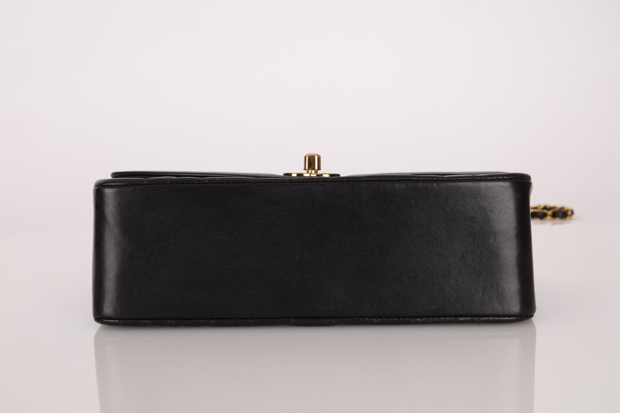 Chanel 1995 Lambskin Small Diana Flap 24K GP - FashioNica