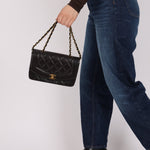 Chanel 1995 Lambskin Small Diana Flap 24K GP - FashioNica