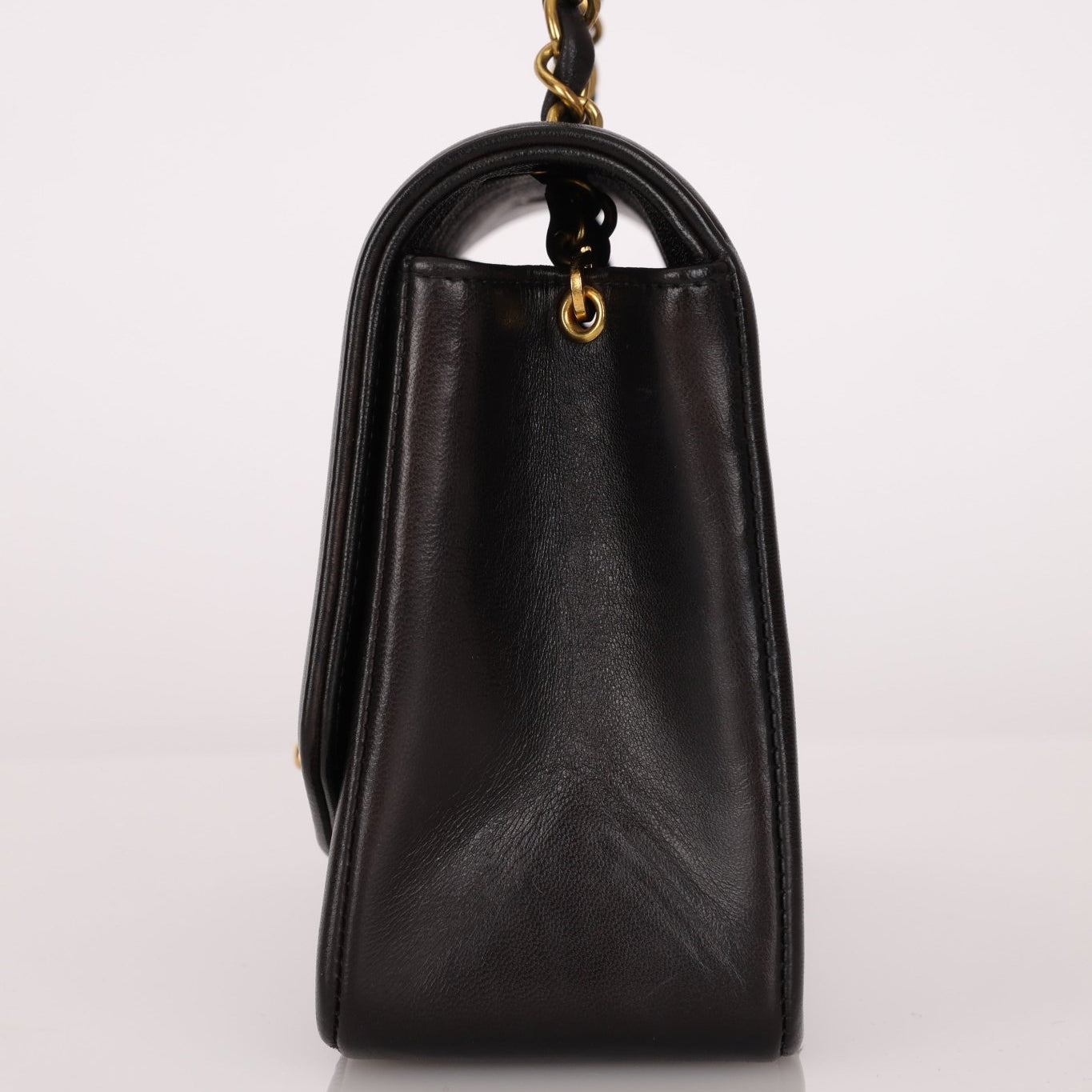 Chanel 1995 Lambskin Small Diana Flap 24K GP - FashioNica