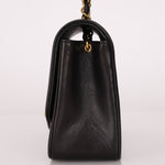 Chanel 1995 Lambskin Small Diana Flap 24K GP - FashioNica