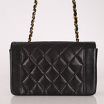 Chanel 1995 Lambskin Small Diana Flap 24K GP - FashioNica