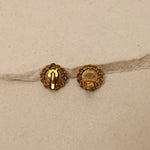 Chanel 1995 Mini Chain Around Logo Clip - On Earrings 24K GP - FashioNica