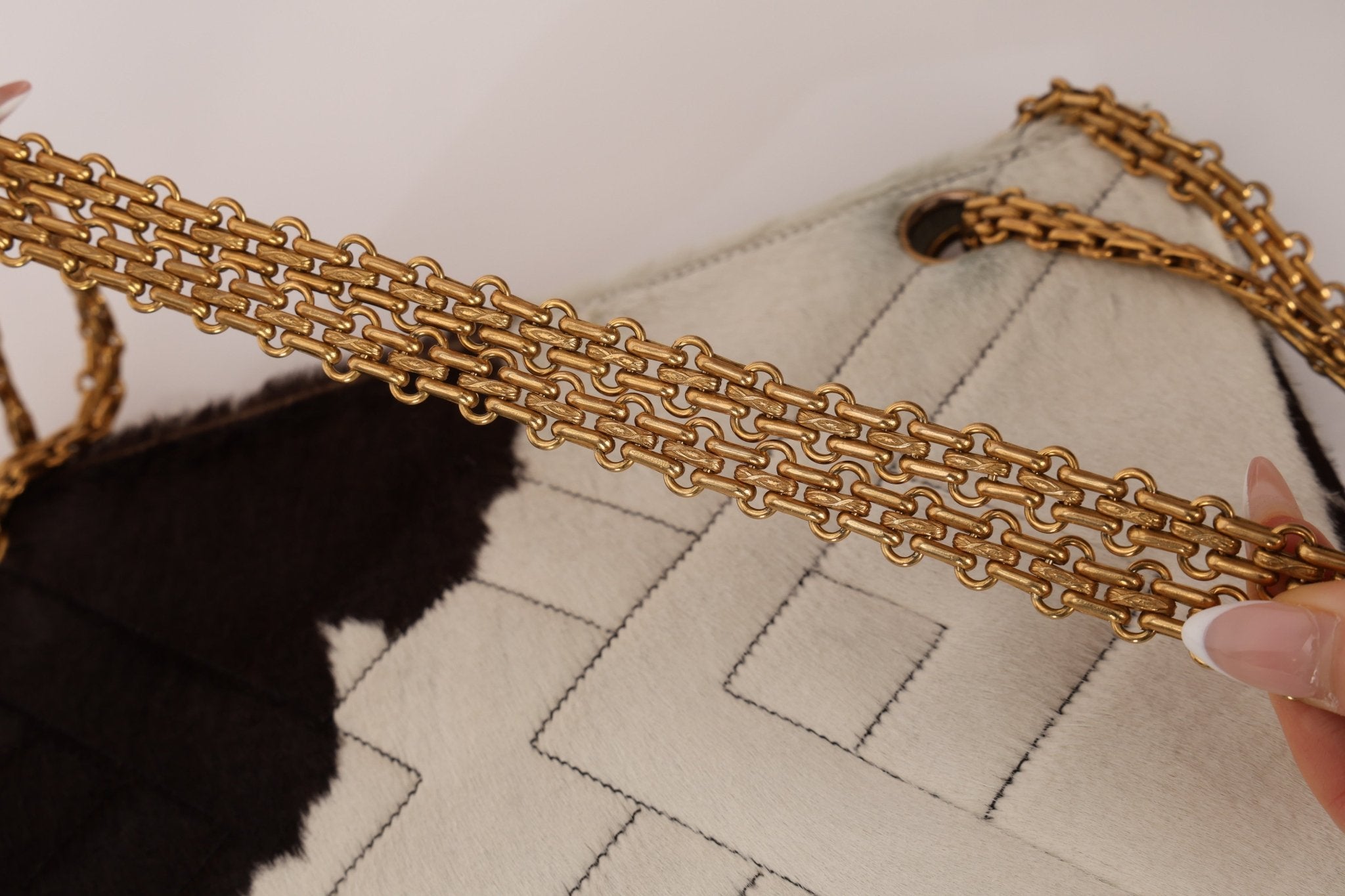 Chanel 1996 Animal Ponyhair Reissue Tote - FashioNica